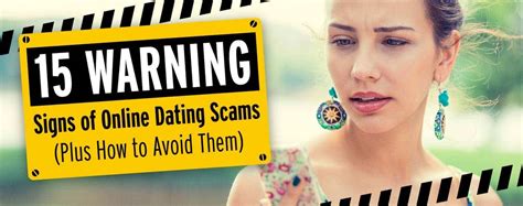 signs of online dating scammer